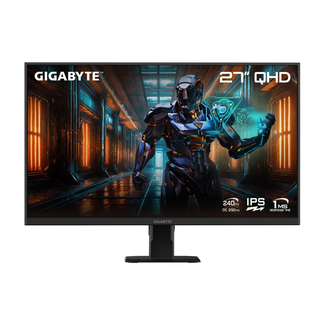 Produkter Gigabyte GS27Q X 27 tommer 240Hz esport gaming monitor med 1440p IPS panel og 1ms responstid